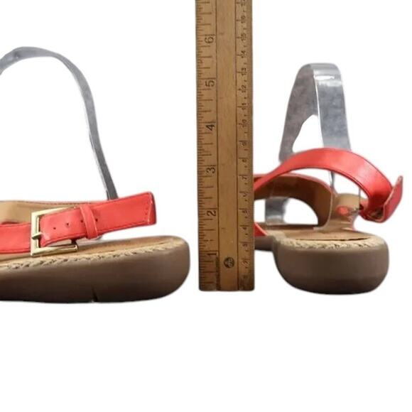 Comfortview Shoes Womens 9.5 Sandals Adele Slingback Classic Open Toe Lifestyle - Picture 8 of 13